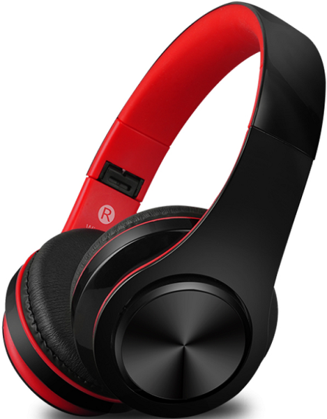 Bezdrátová sluchátka S5, černo/ červené