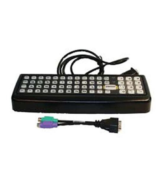 Honeywell 60 key Rugged Keyboard, QWERTY, PS2, WX8 adap.cable
