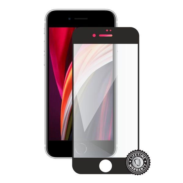 Screenshield APPLE iPhone SE 2020/ 2022 Tempered Glass protection (full COVER black)