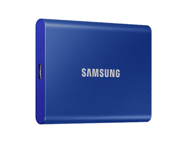Samsung T7/ 500GB/ SSD/ Externí/ 2.5"/ Modrá/ 3R