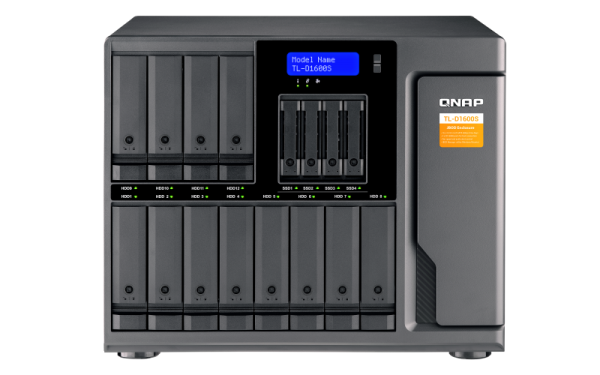 QNAP TL-D1600S - úložná jednotka JBOD SATA (12x SATA + 4x 2, 5" SATA), desktop