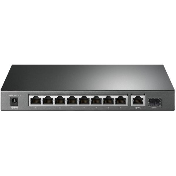 TP-Link TL-SG1210P 8xGb POE + 63W, 1xGb RJ45 nonPOE, 1xSFP, desktop switch, kov. 