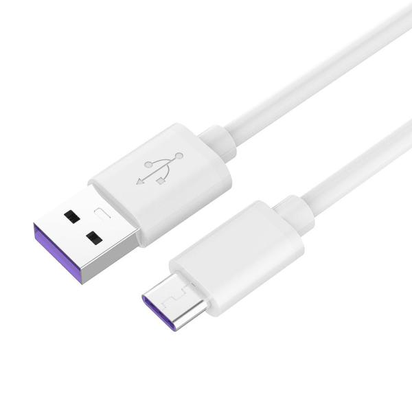PremiumCord Kábel USB 3.1 C/ M - USB 2.0 A/ M, Super fast charging 5A, biely, 1m