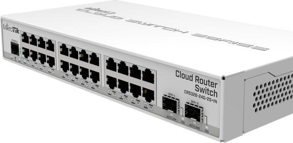 MikroTik CRS326-24G-2S+IN, 16port GB cloud router switch 