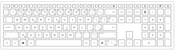 HP Pavilion Keyboard 300/ Drátová USB/ CZ layout/ Čierna 