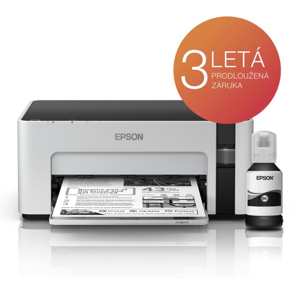 EPSON EcoTank M1100, A4, 32 ppm, mono + 39€ Cashback