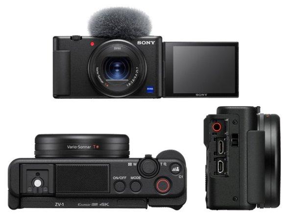 Sony ZV-1 černá, 20, 1Mpix, vlogovací fotoaparát 