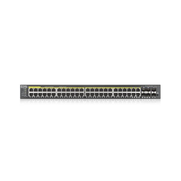 ZYXEL GS2220-50HP, 48port Gb L2 Switch, 1 GbE Uplink, PoE 
