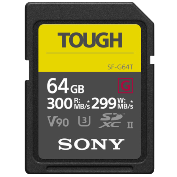 SONY SF64TG/ SDXC/ 64GB/ 300MBps/ UHS-II U3/ Class 10