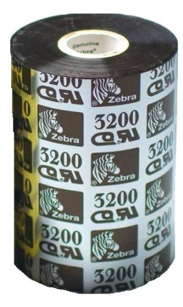 Zebra páska 3200 wax/ resin. šírka 220mm. dĺžka 450