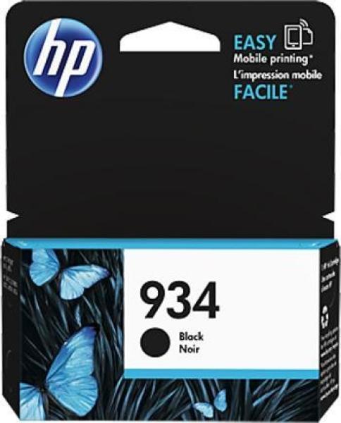 HP 934 čierna atramentová kazeta, C2P19AE