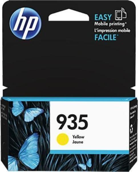 HP 935 Yellow Ink Cartridge,  C2P22AE (400 pages)