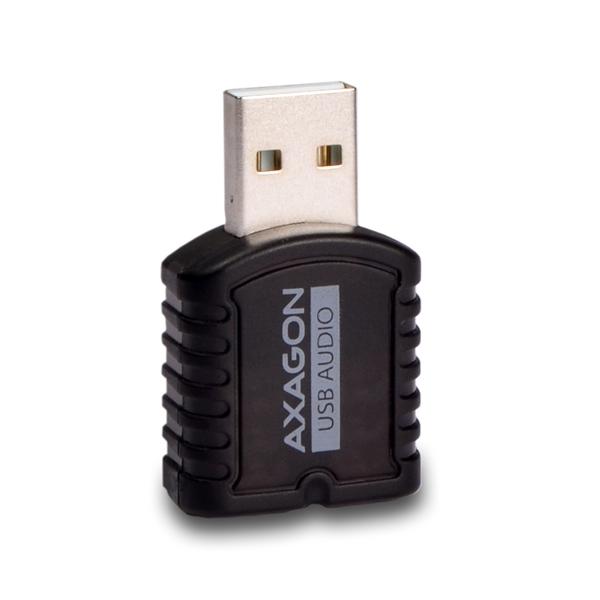 AXAGON ADA-10, USB 2.0 - externá zvuková karta MINI, 48kHz/ 16-bit stereo, vstup USB-A 