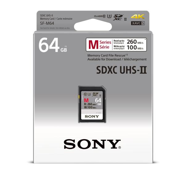 SONY SF64M/ SD/ 64GB/ 260MB/ UHS-I U3 / Class 10