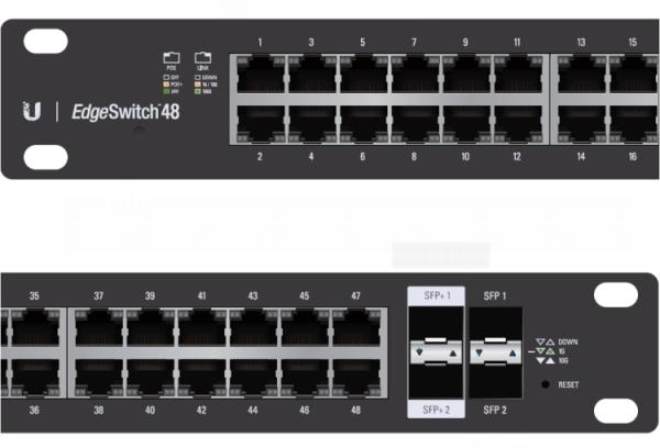 Ubiquiti EdgeSwitch 48xGb 2xSFP 2xSFP+ PoE+ ES-48-500W