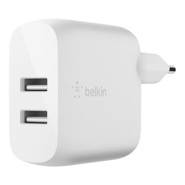 BELKIN Dual USB-A nabíjačka, 12W X2