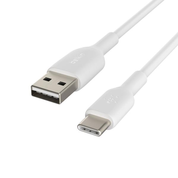 BELKIN kábel USB-C - USB-A, 1m, biely 