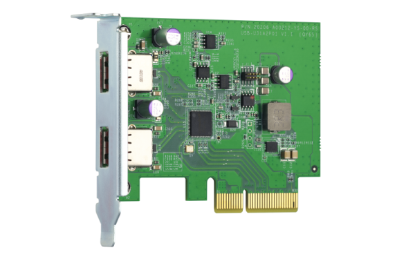 QNAP QXP-10G2U3A - Dvojportová USB 3.2 Gen2 10Gb PCIe rozširujúca karta pre NAS a PC