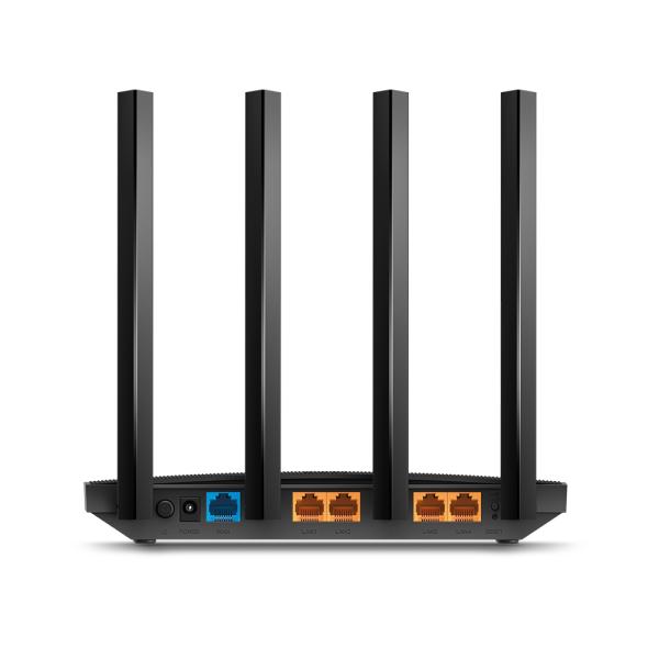 TP-Link Archer C6U AC1200 WiFi DualBand Router, USB 2.0, 5xGb LAN, 4x anténa 