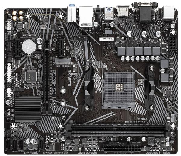 GIGABYTE A520M S2H/ AM4/ mATX 