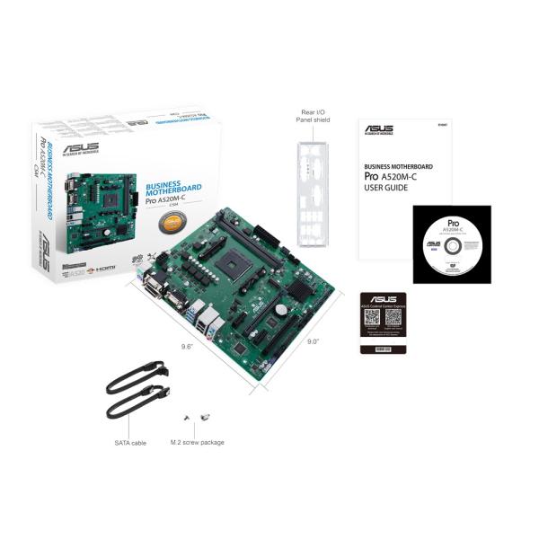 ASUS PRO A520M-C/ CSM/ AM4/ mATX 