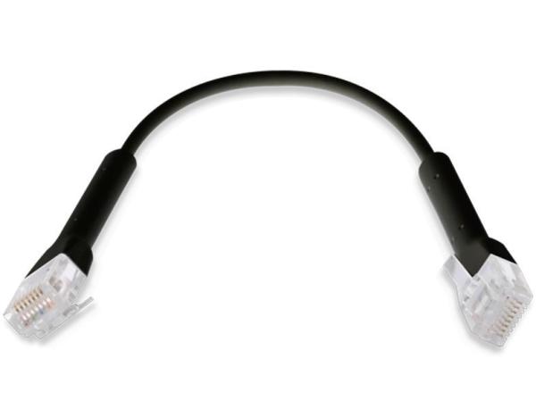 Ubiquiti Ethernet Patch Kábel, 0, 22 m, Cat6, čierny 