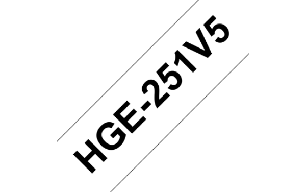 HGE-251, biela / čierna, 24 mm