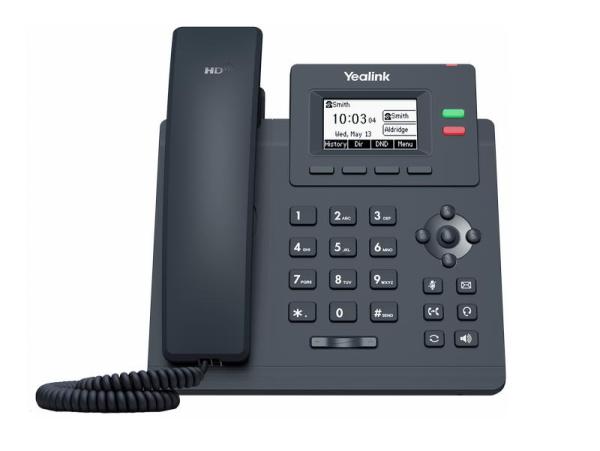 Yealink SIP-T31 SIP telefón, 2, 3" 132x64 podsv. LCD, 2 x SIP úč., 100M Eth