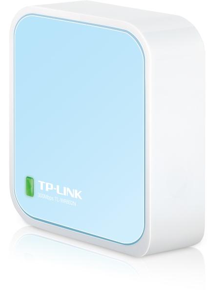 TP-LINK TL-WR802N N300 Nano Router/ AP/ extender/ Client/ Hotspot, 1xRJ45, 1x Micro USB