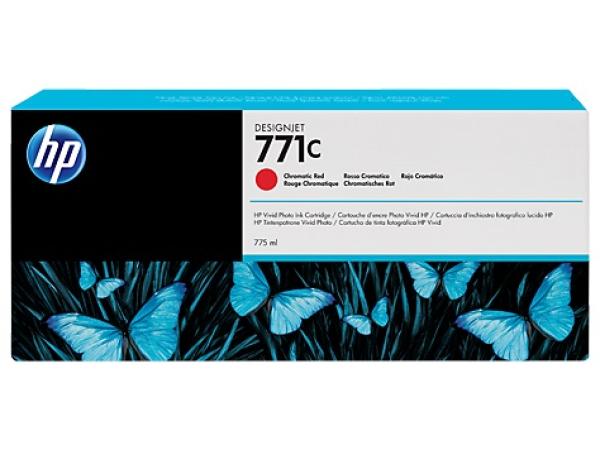 B6Y08A Chromatická červená atramentová kazeta HP 771C Designjet, 775 ml