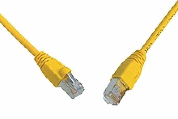 SOLARIX patch kábel CAT5E SFTP PVC 0, 5m žltý