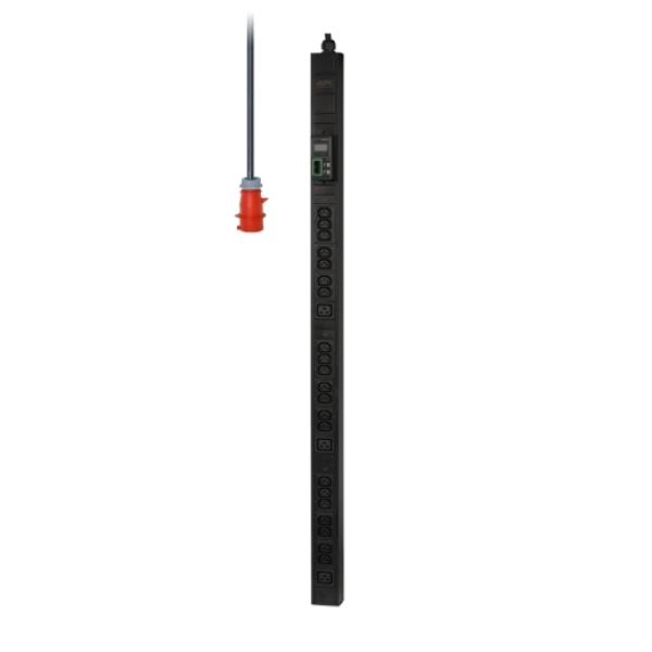 APC Easy PDU,  meraná,  Zero U,  11kW,  230V,  (21)C13 a (3)C19,  IEC 309 16A 3P+N+E (1.98m) (3PH)