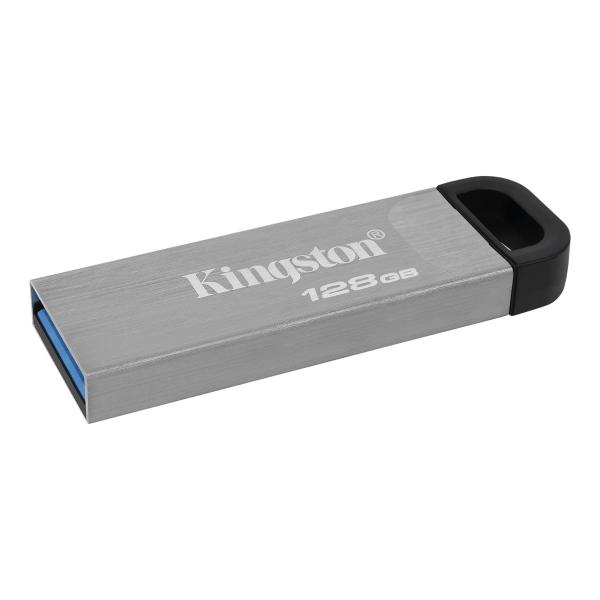 Kingston DataTraveler Kyson/ 128GB/ USB 3.2/ USB-A/ Strieborná 