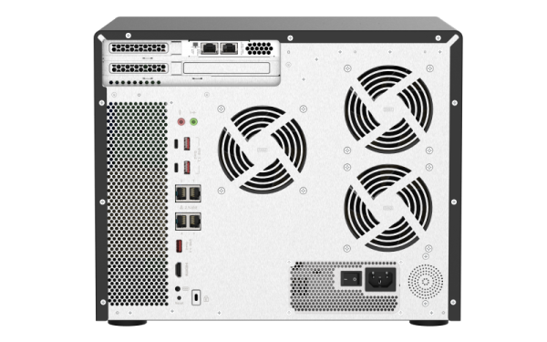 QNAP TVS-h1688X-W1250-32G (Xeon 3, 3GHz, ZFS, 32GB ECC RAM, 12x 3, 5" + 4x 2, 5", 2x M.2 NVMe, 4x2, 5GbE) 