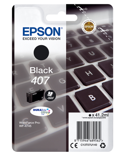 Atramentová kazeta EPSON série WF-4745 s atramentom "Keyboard" L čierna 2600 str. (41, 2 ml)
