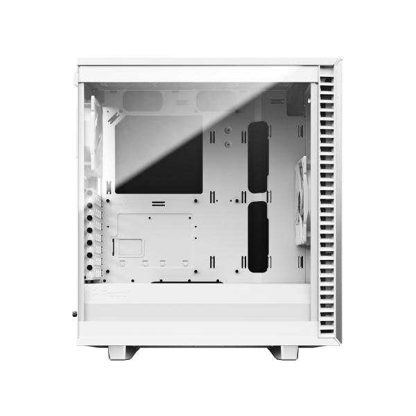 Fractal Design Define 7 Compact White TG Clear/ Midi Tower/ Transpar./ Biela 