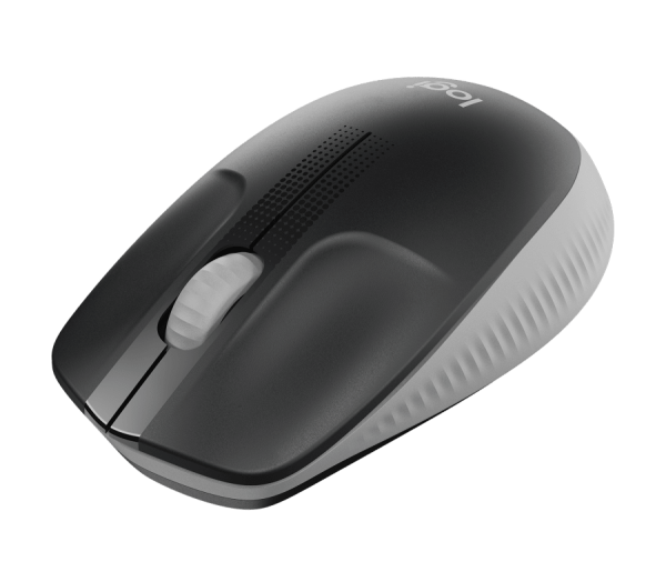 Logitech M190/ Kancelárska/ Optická/ 1 000 DPI/ Bezdrôtová USB/ Šedá 