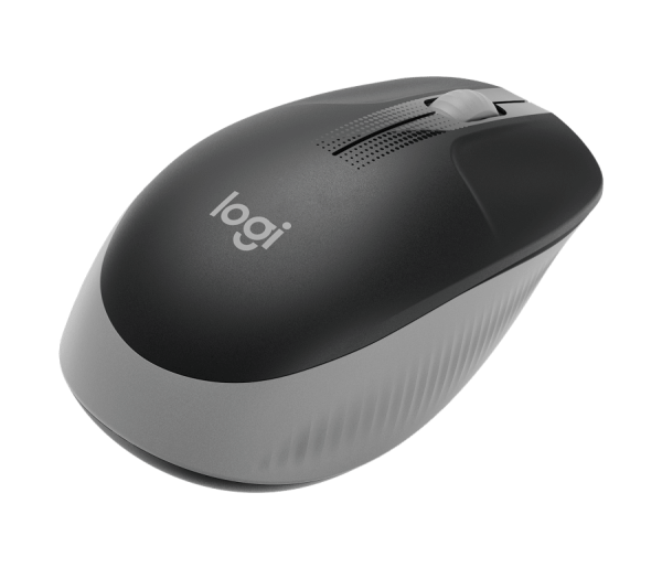 Logitech M190/ Kancelárska/ Optická/ 1 000 DPI/ Bezdrôtová USB/ Šedá 