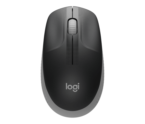 Logitech M190/ Kancelárska/ Optická/ 1 000 DPI/ Bezdrôtová USB/ Šedá
