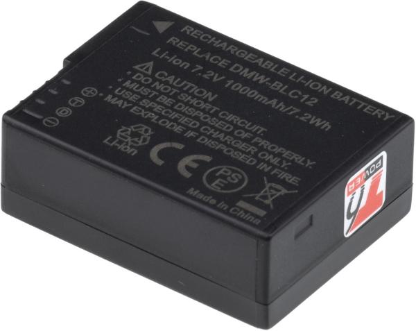 Batéria T6 Power Panasonic DMW-BLC12E, BP-DC12, 1000mAh, 7, 2Wh