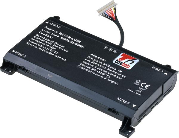 Baterie T6 Power HP Omen 17-an000, 17-an100, 16pin, Geforce 1060/ 1070, 5700mAh, 82Wh, 8cell, Li-ion