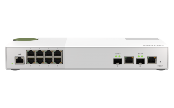 QNAP QSW-M2108-2C (8x2, 5GbE, 2x10GbE RJ45/ SFP+)