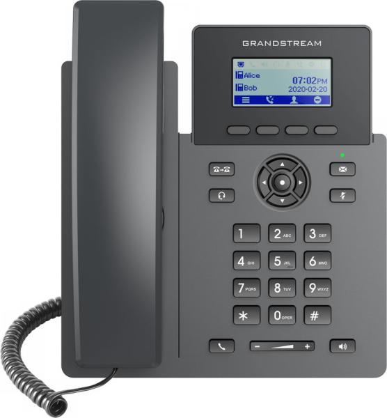 Grandstream GRP2601P SIP telefón, 2, 21" LCD displej, 2 SIP účty, 100Mbit port, PoE