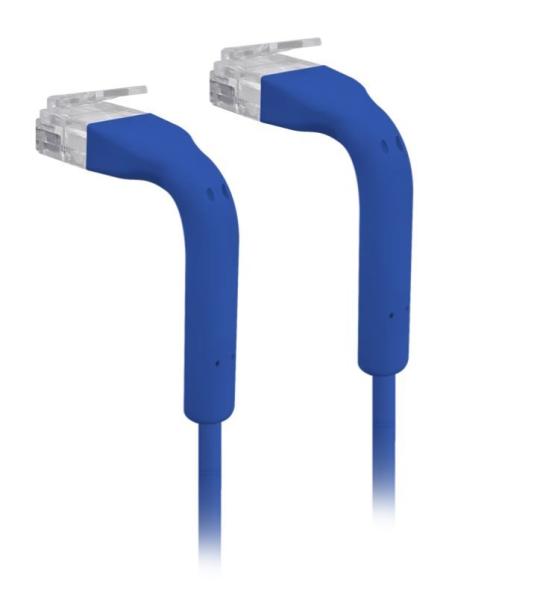 Ubiquiti U-Cable-Patch-1M-RJ45-BL, patch kábel, 1m, Cat6, modrý