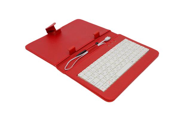 AIREN AiTab Leather Case 1 with USB Keyboard 7" RED (SK/ SK/ DE/ UK/ US.. layout)