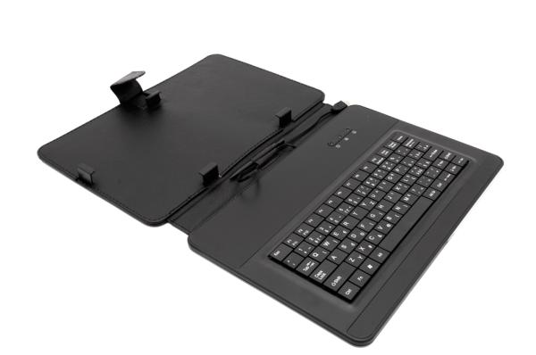 AIREN AiTab Leather Case 4 with USB Keyboard 10" BLACK (CZ/ SK/ SK / DE/ UK/ US.. layout)