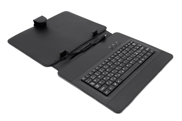 AIREN AiTab Leather Case 3 with USB Keyboard 9, 7" BLACK (CZ/ SK/ SK / DE/ UK/ US.. layout)