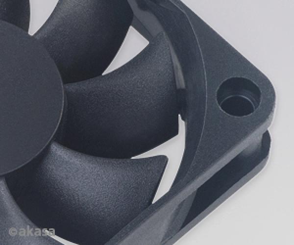 prídavný ventilátor Akasa 60x60x15 black 