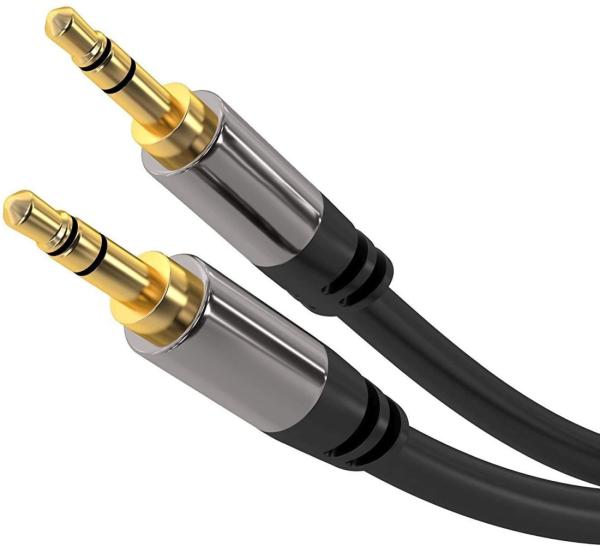 PremiumCord HQ tienený kábel stereo Jack 3.5mm - Jack 3.5mm M/ M 3m