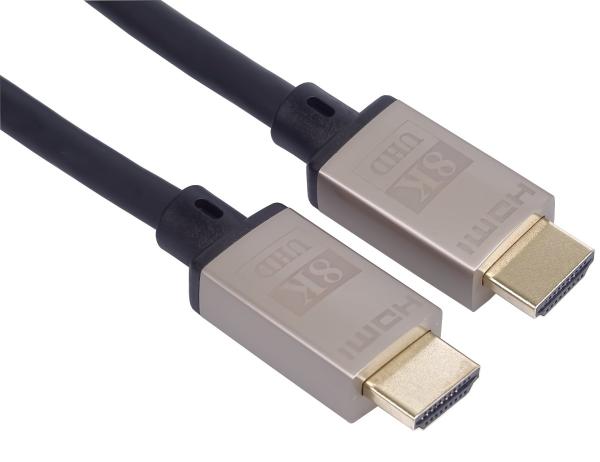 PremiumCord HDMI 2.1 High Speed + Ethernet kabel 8K@60Hz, zlacené 1, 5m